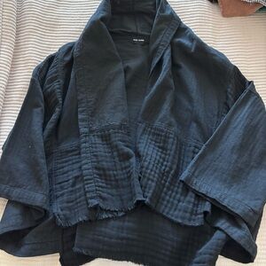 Atelier Delphine Haori Black Jacket NWOT S